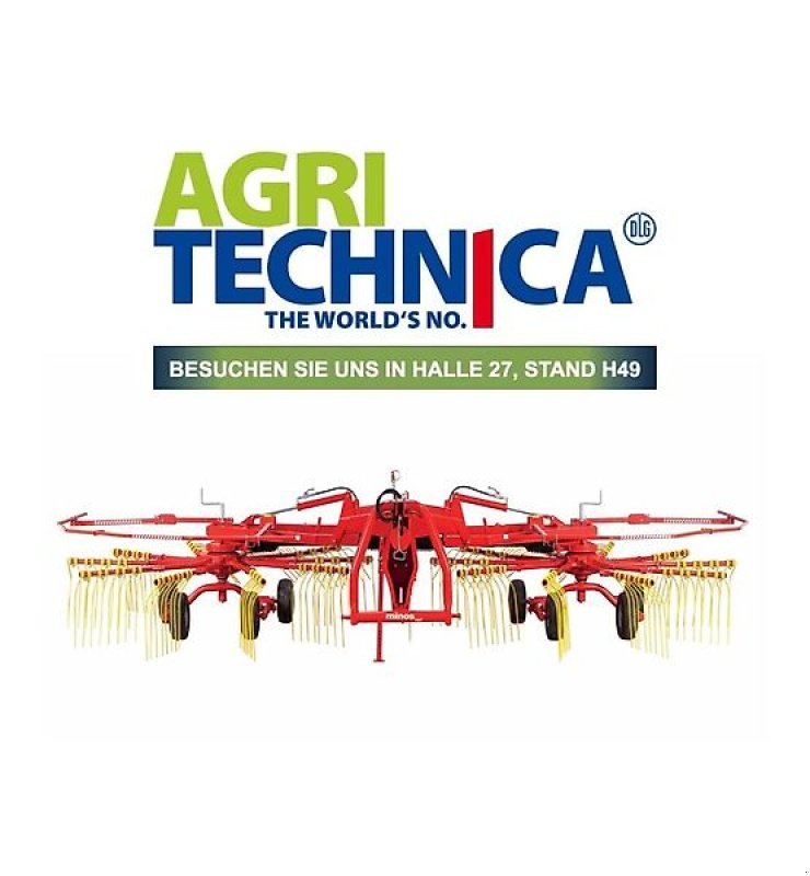 Schwader του τύπου Minos Agri Zweikreiselschwader T-COT 655 **NEU**, Neumaschine σε Münstermaifeld (Φωτογραφία 1)