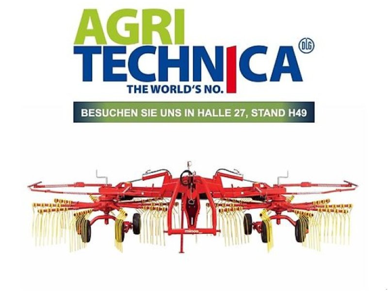 Schwader des Typs Minos Agri Zweikreiselschwader T-COT 655 **NEU**, Neumaschine in Münstermaifeld (Bild 1)