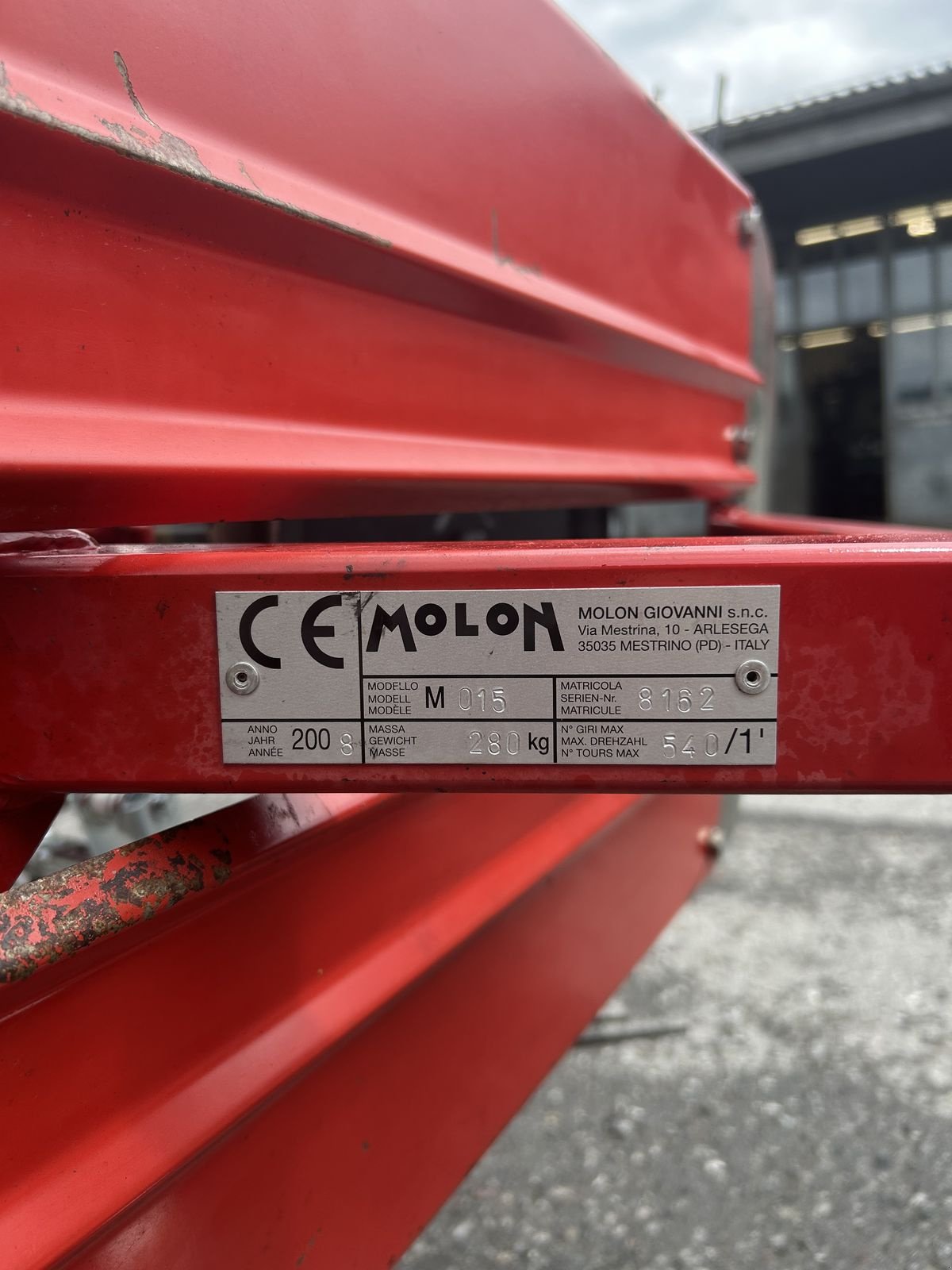 Schwader des Typs Molon 230/5 Aebi, Gebrauchtmaschine in Bezau (Bild 16)