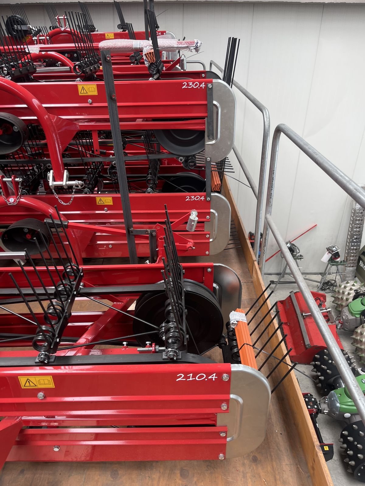 Schwader des Typs Molon Bandrechen 230/4, Vorführmaschine in Ried im Oberinntal (Bild 9)