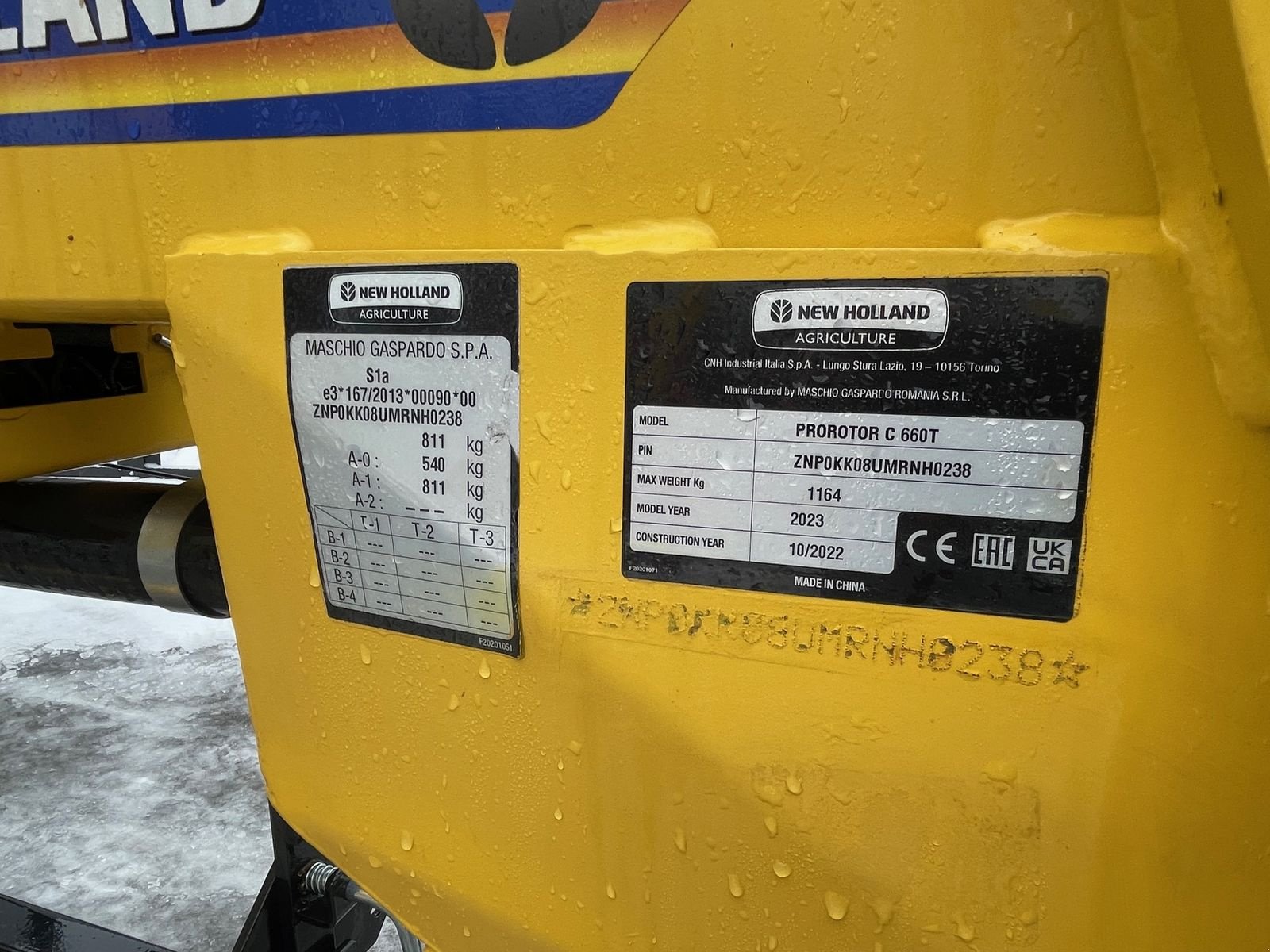 Schwader Türe ait New Holland Prorotor C 660T, Vorführmaschine içinde Burgkirchen (resim 5)