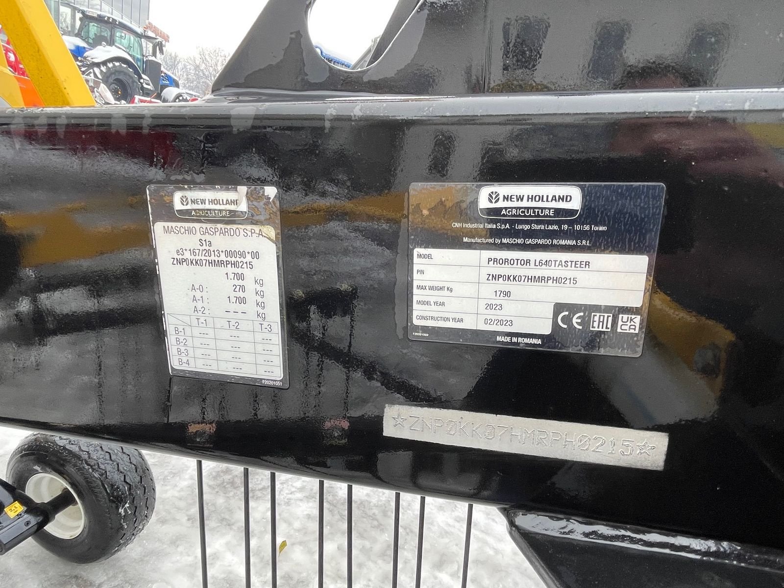 Schwader a típus New Holland Prorotor L640T Auto Steer, Vorführmaschine ekkor: Burgkirchen (Kép 6)