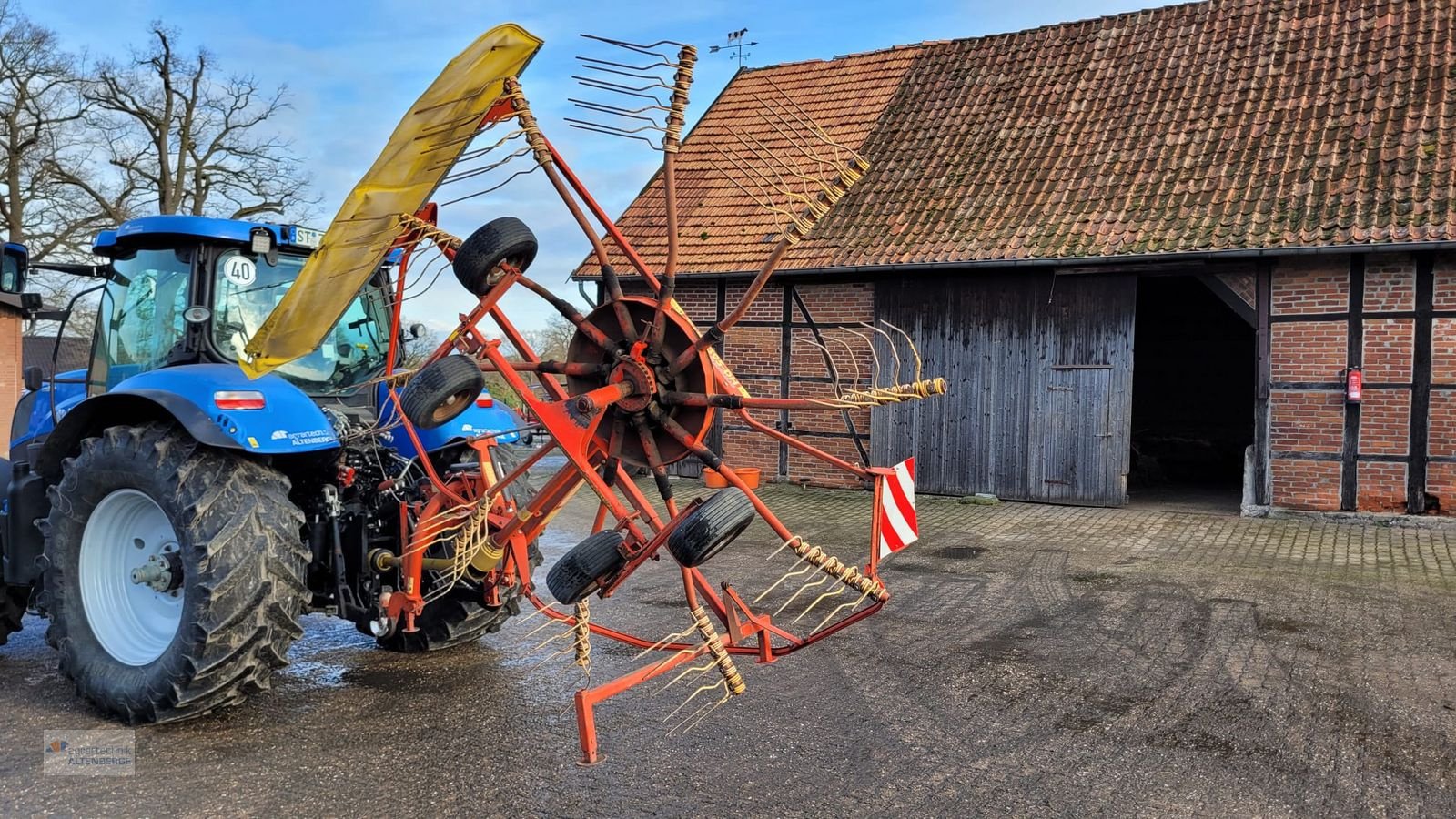 Schwader typu Niemeyer Twin 395-DH, Gebrauchtmaschine w Altenberge (Zdjęcie 10)