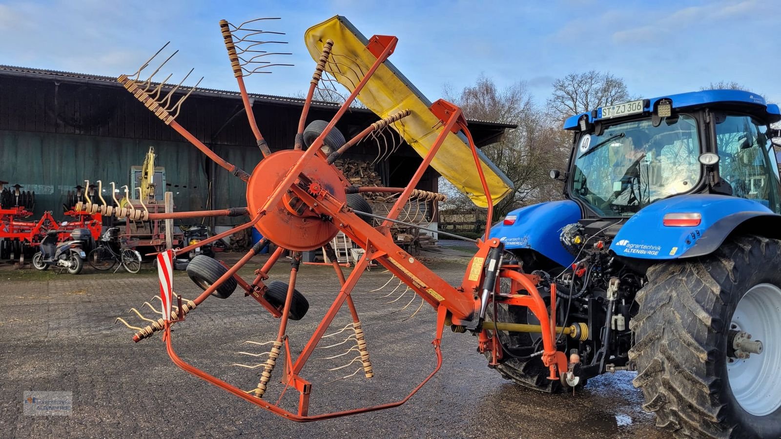 Schwader typu Niemeyer Twin 395-DH, Gebrauchtmaschine w Altenberge (Zdjęcie 12)