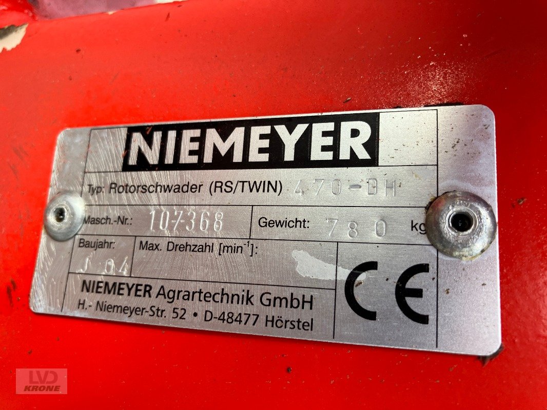 Schwader za tip Niemeyer Twin 470 -DH, Gebrauchtmaschine u Spelle (Slika 5)