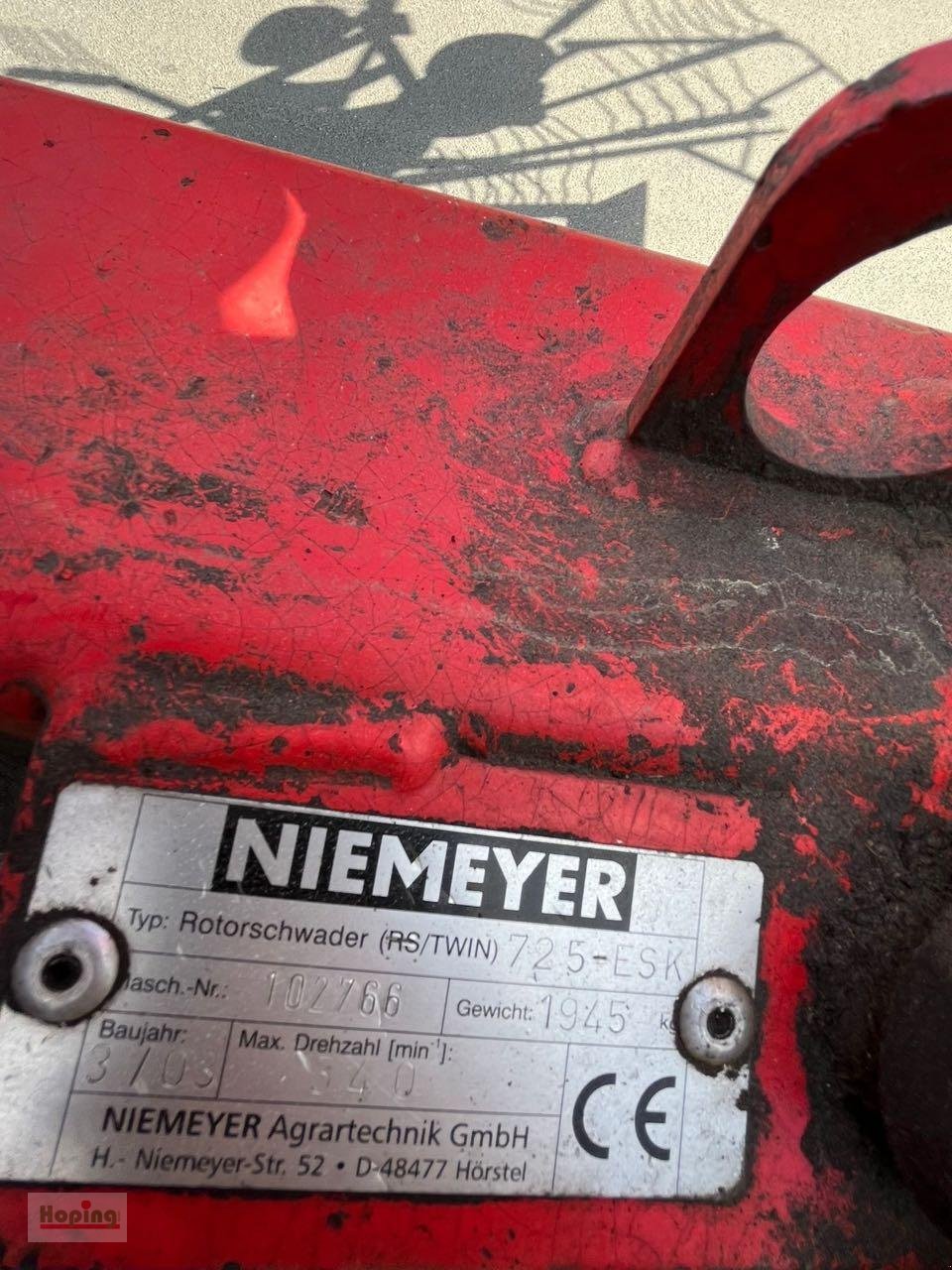 Schwader typu Niemeyer Twin 725-ESK, Gebrauchtmaschine v Bakum (Obrázek 11)