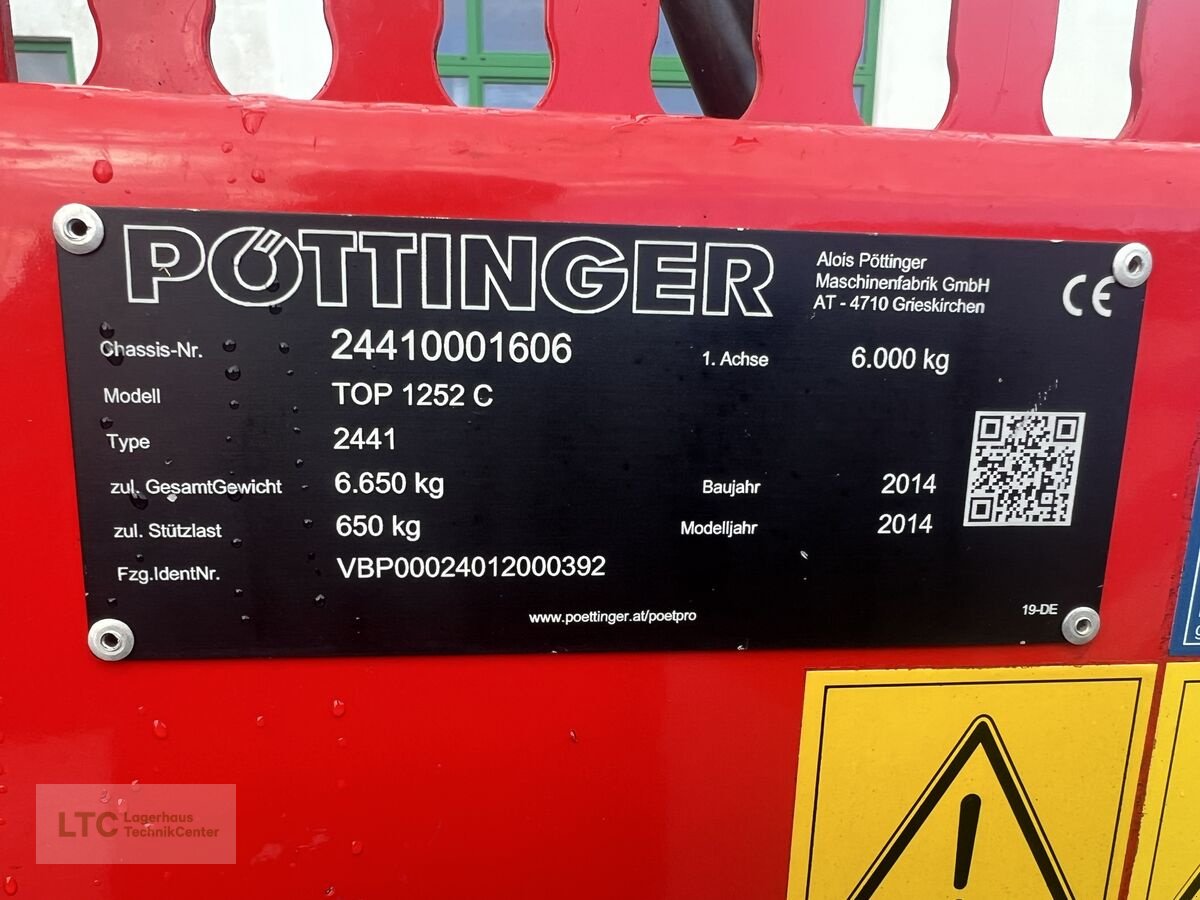 Schwader tip Pöttinger 1252Top, Gebrauchtmaschine in Redlham (Poză 15)
