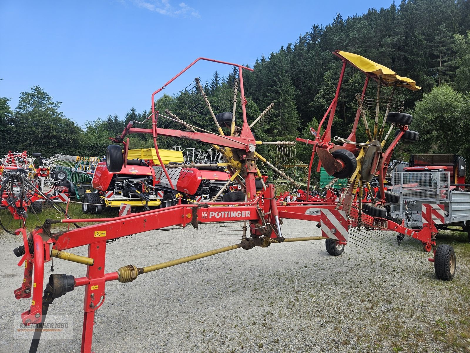 Schwader des Typs Pöttinger Euro Top 651, Gebrauchtmaschine in Altenfelden (Bild 2)