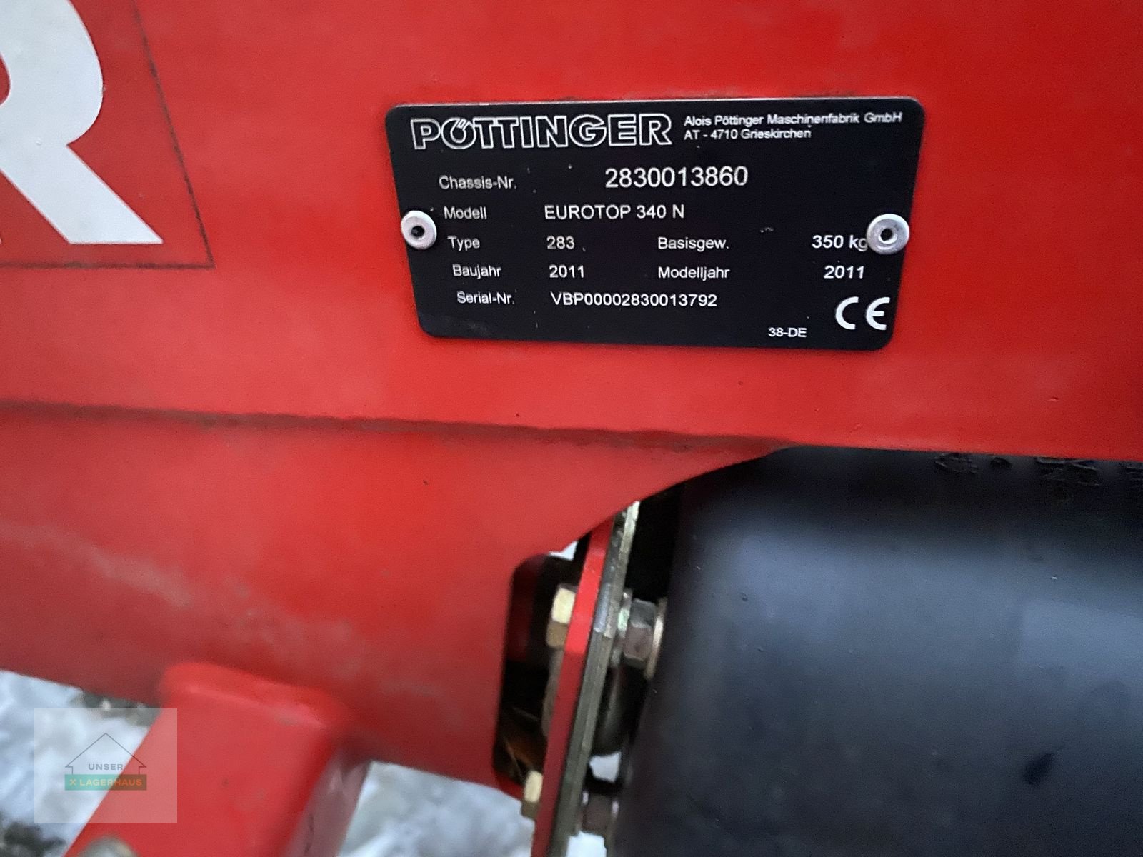 Schwader of the type Pöttinger Eurotop 340 N, Gebrauchtmaschine in Wartberg (Picture 3)