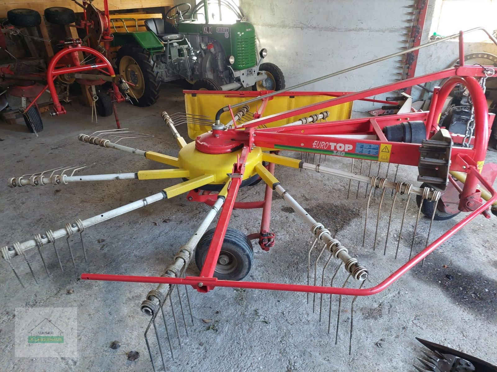 Schwader des Typs Pöttinger EUROTOP 340, Gebrauchtmaschine in Freistadt (Bild 1)