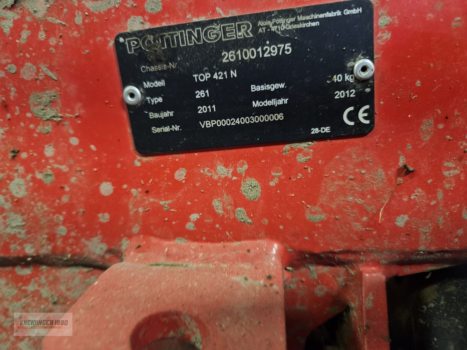 Schwader des Typs Pöttinger Eurotop 421 N, Gebrauchtmaschine in Altenfelden (Bild 4)