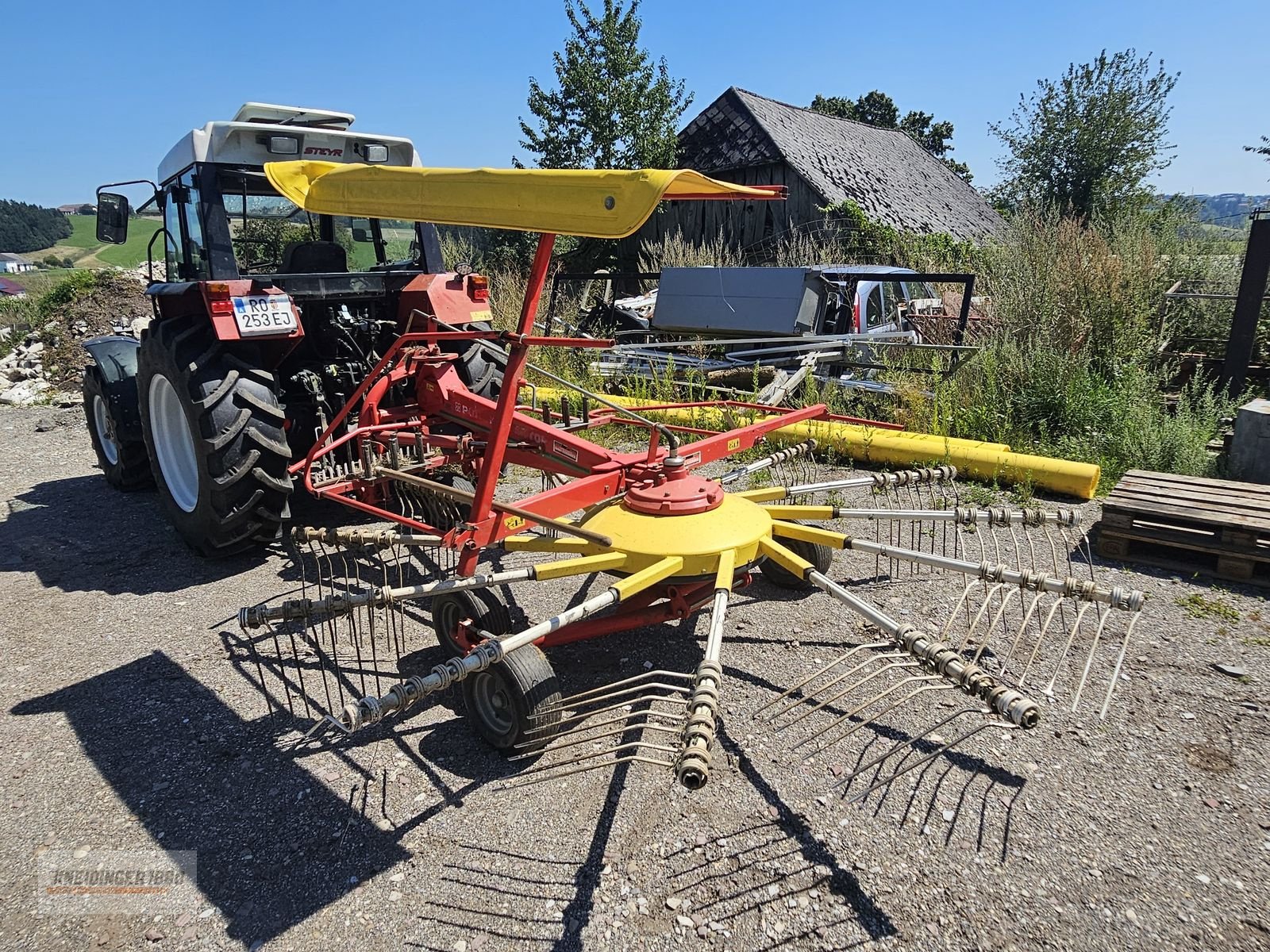 Schwader des Typs Pöttinger Eurotop 421 N, Gebrauchtmaschine in Altenfelden (Bild 3)