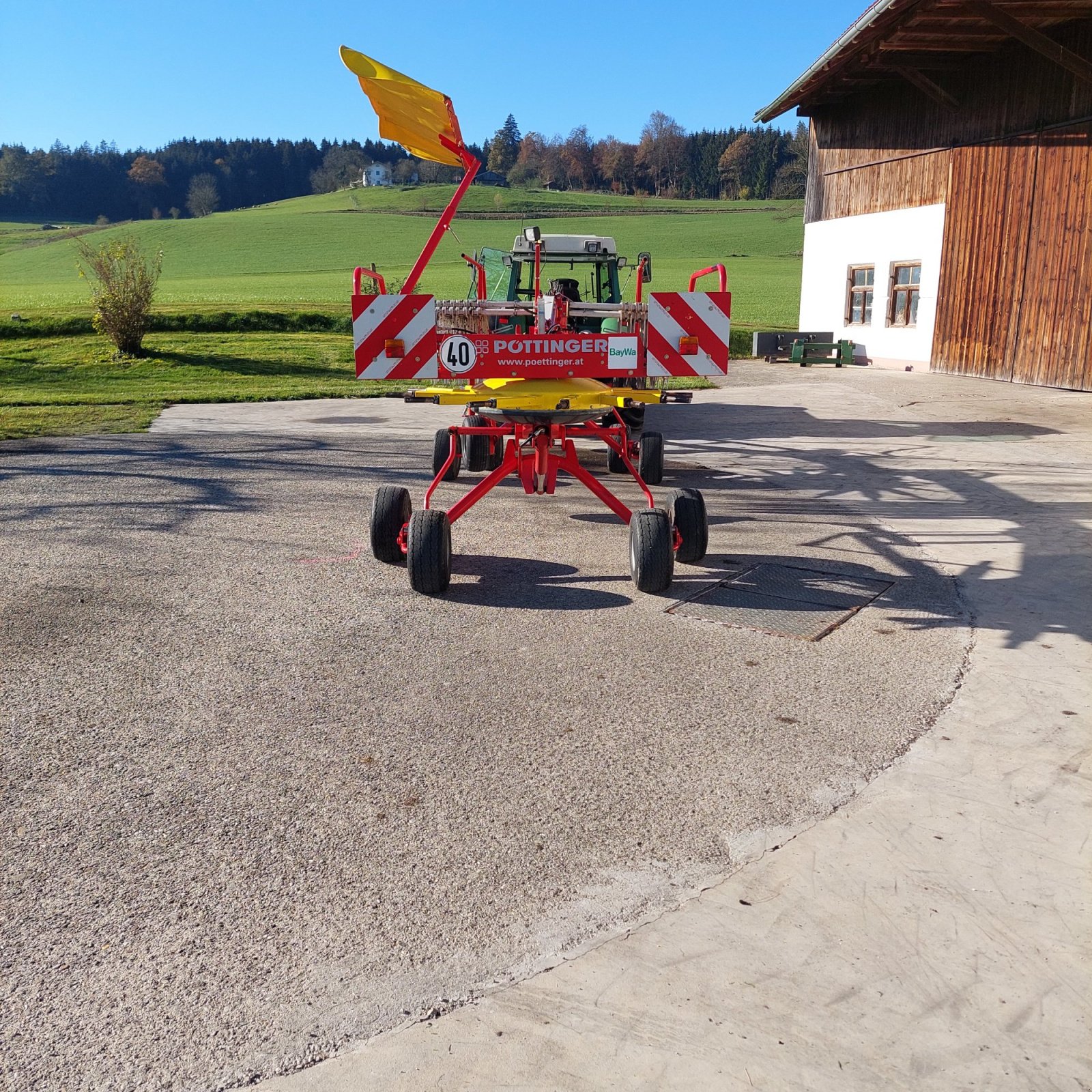 Schwader типа Pöttinger Eurotop 611 A, Gebrauchtmaschine в Steinhöring (Фотография 3)