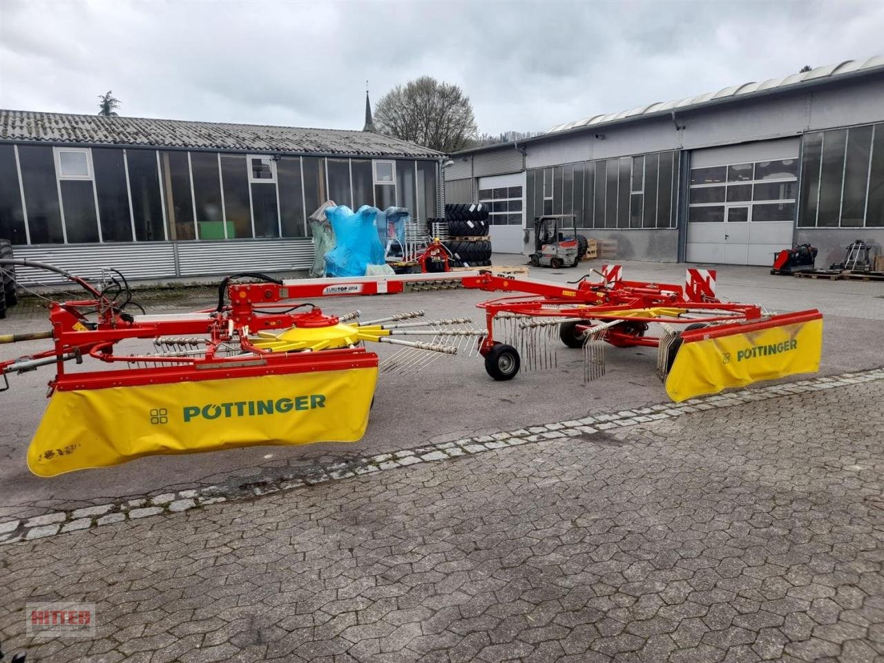 Schwader des Typs Pöttinger EUROTOP 691 S, Gebrauchtmaschine in Zell a. H. (Bild 4)