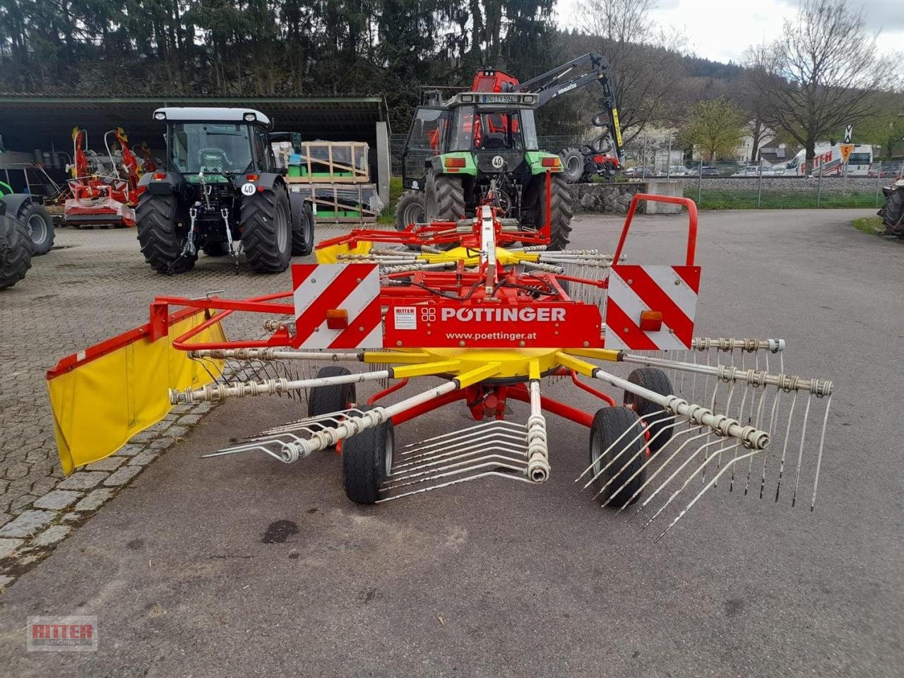 Schwader des Typs Pöttinger EUROTOP 691 S, Gebrauchtmaschine in Zell a. H. (Bild 5)