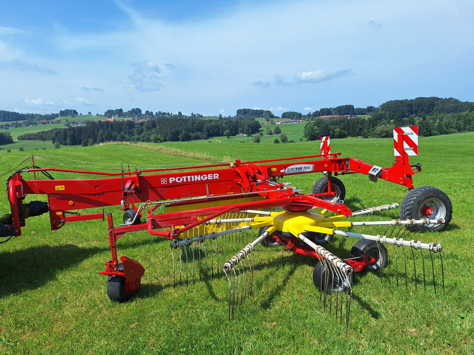 Schwader Türe ait Pöttinger Eurotop 701 A Multitast, Gebrauchtmaschine içinde Samerberg (resim 1)