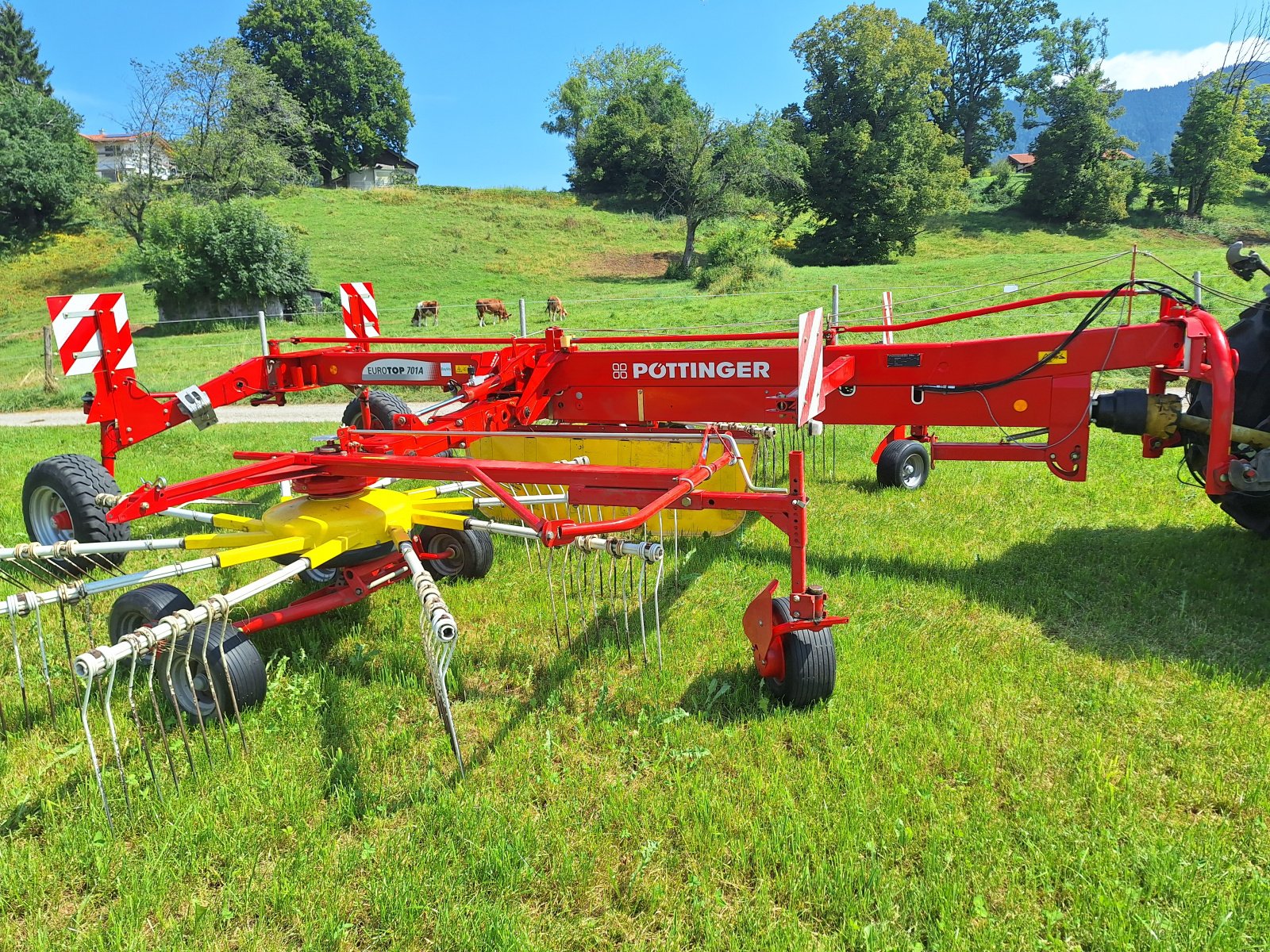 Schwader Türe ait Pöttinger Eurotop 701 A Multitast, Gebrauchtmaschine içinde Samerberg (resim 2)