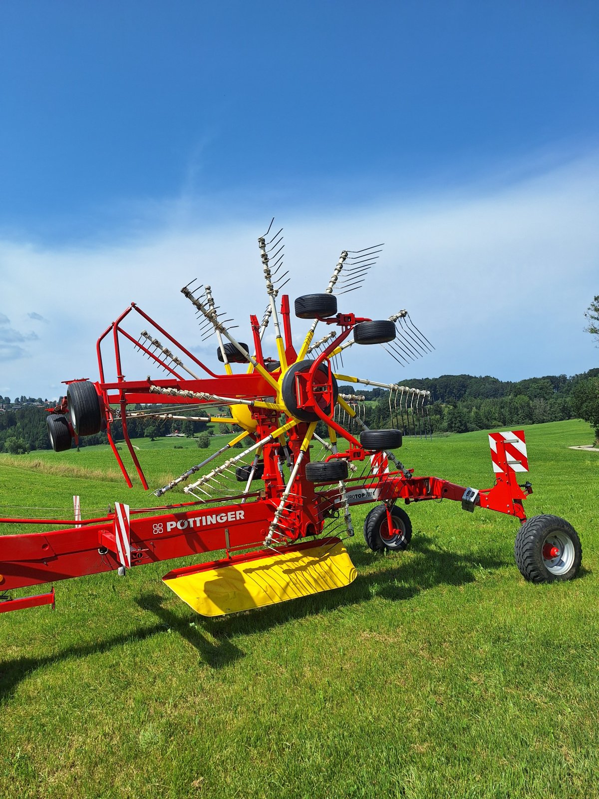 Schwader Türe ait Pöttinger Eurotop 701 A Multitast, Gebrauchtmaschine içinde Samerberg (resim 3)