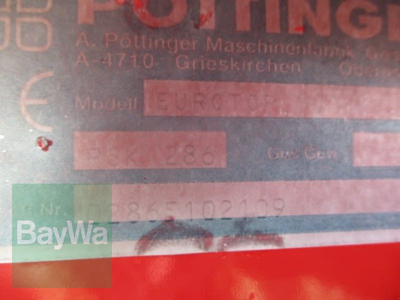 Schwader typu Pöttinger EUROTOP 801 A #601, Gebrauchtmaschine v Schönau b.Tuntenhausen (Obrázok 14)