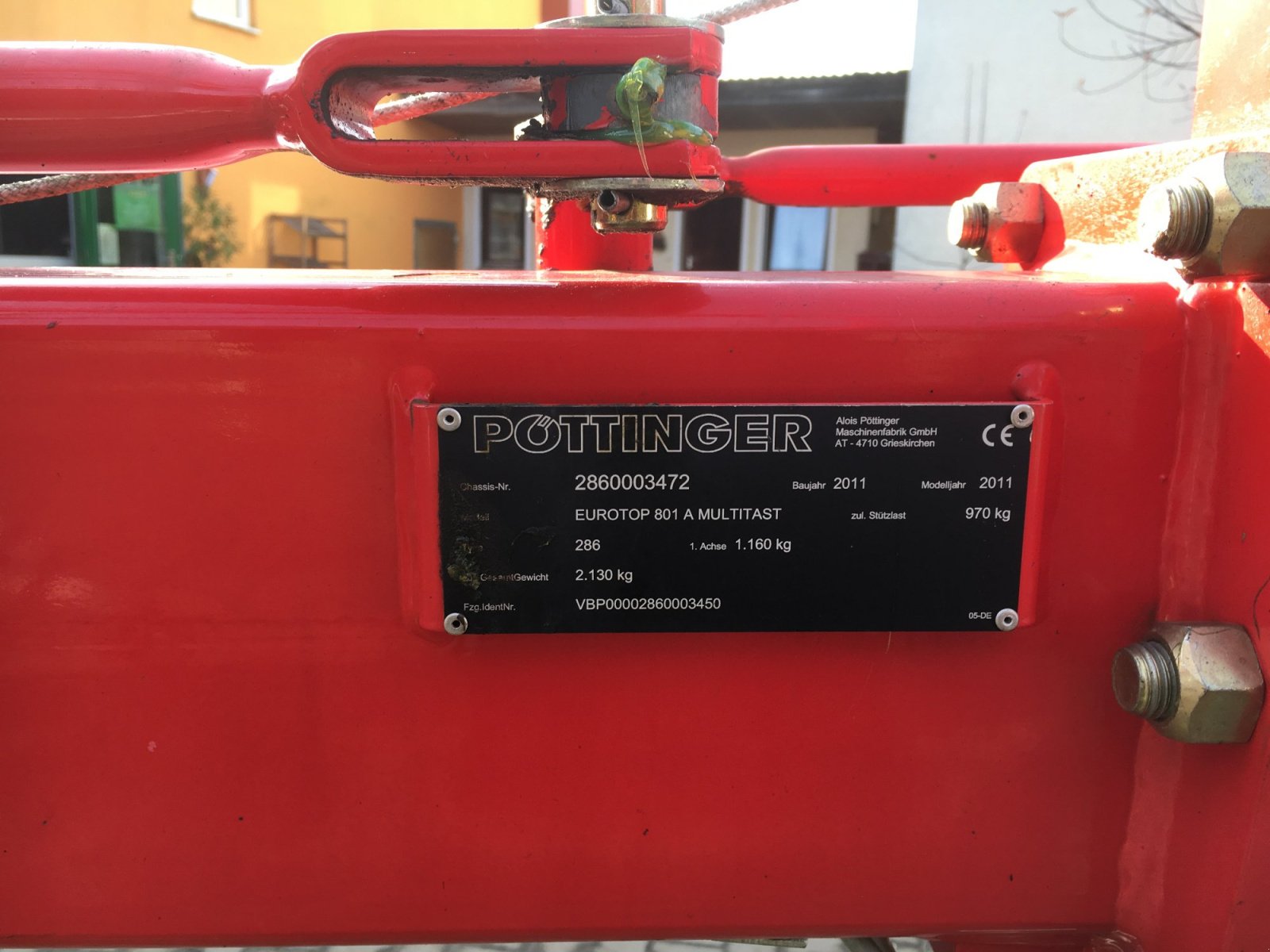 Schwader от тип Pöttinger Eurotop 801 A Multitast, Gebrauchtmaschine в Neunkirchen am Brand (Снимка 2)