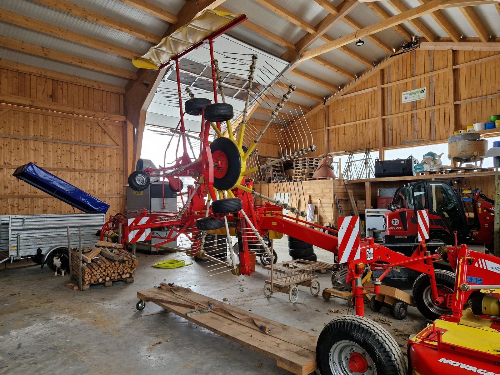 Schwader типа Pöttinger Eurotop 801 A Mutlitast, Gebrauchtmaschine в Grünbach (Фотография 5)