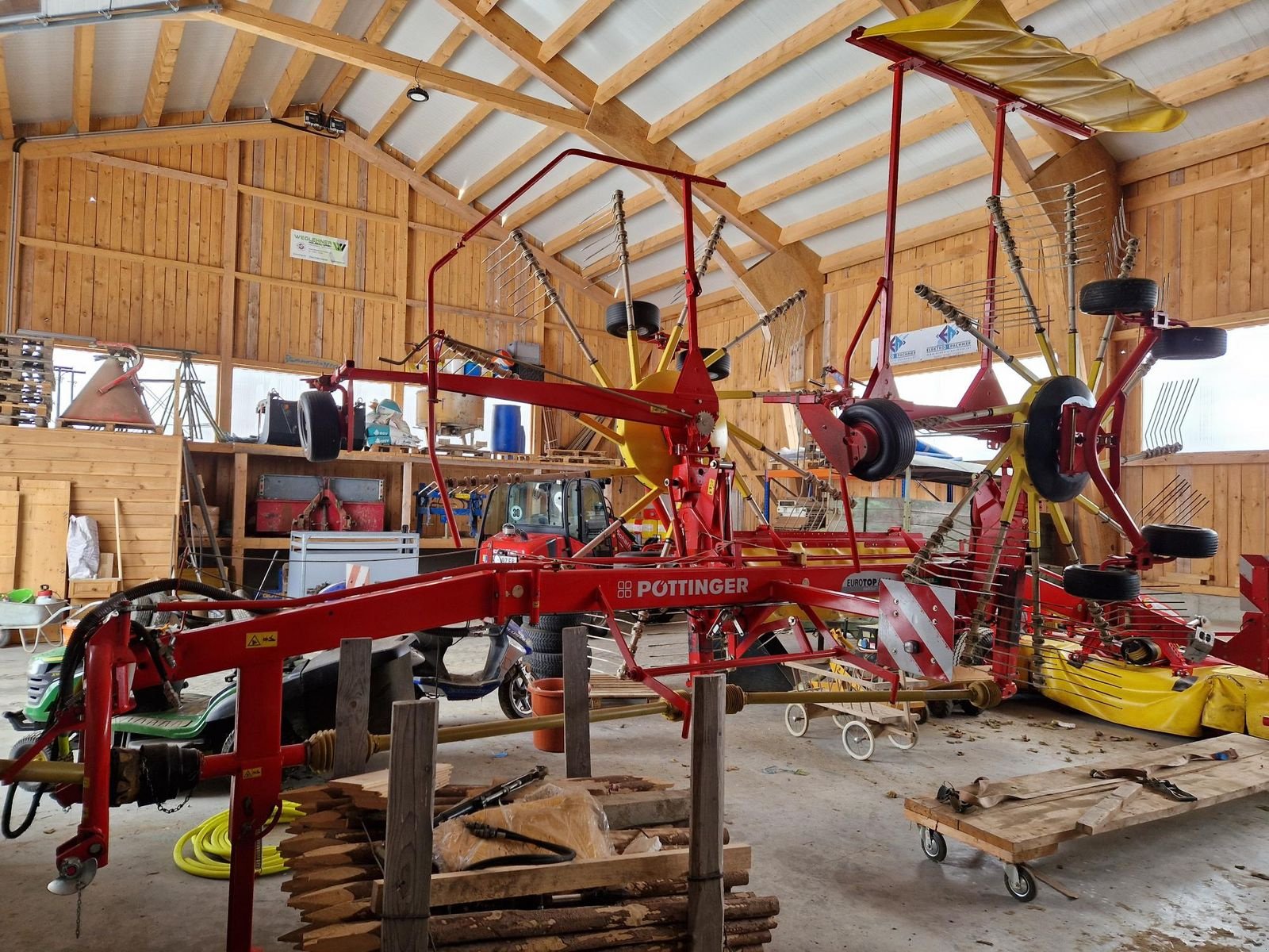 Schwader типа Pöttinger Eurotop 801 A Mutlitast, Gebrauchtmaschine в Grünbach (Фотография 4)