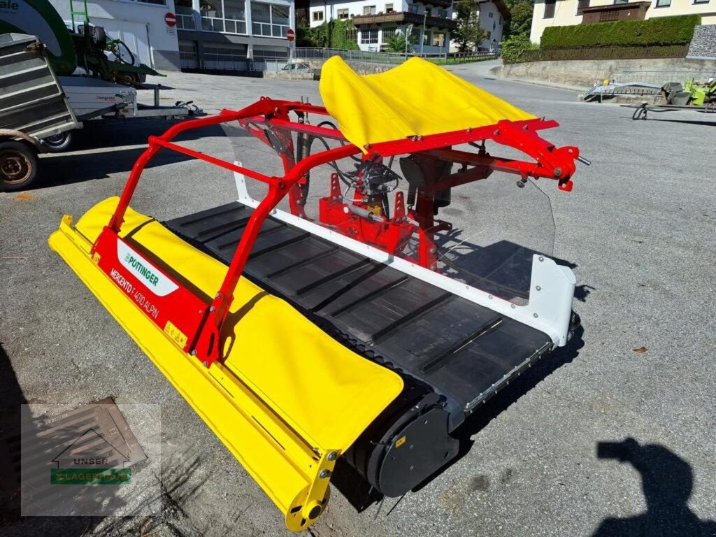 Schwader des Typs Pöttinger Mergento F 4010 Alpin Bandschwader, Gebrauchtmaschine in Schlitters (Bild 2)
