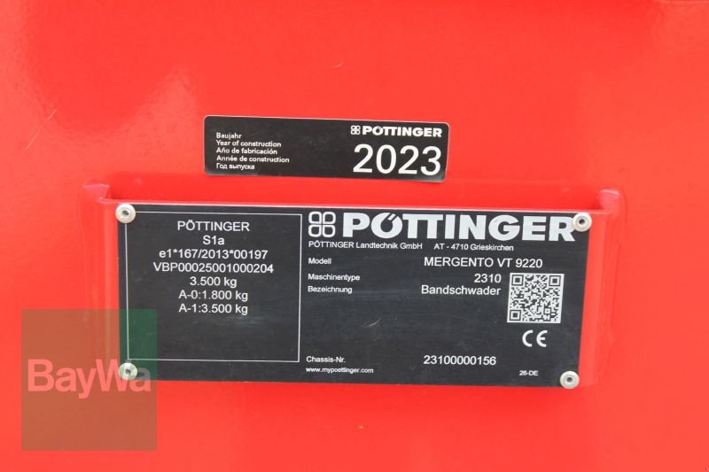 Schwader des Typs Pöttinger MERGENTO VT 9220, Vorführmaschine in Straubing (Bild 12)