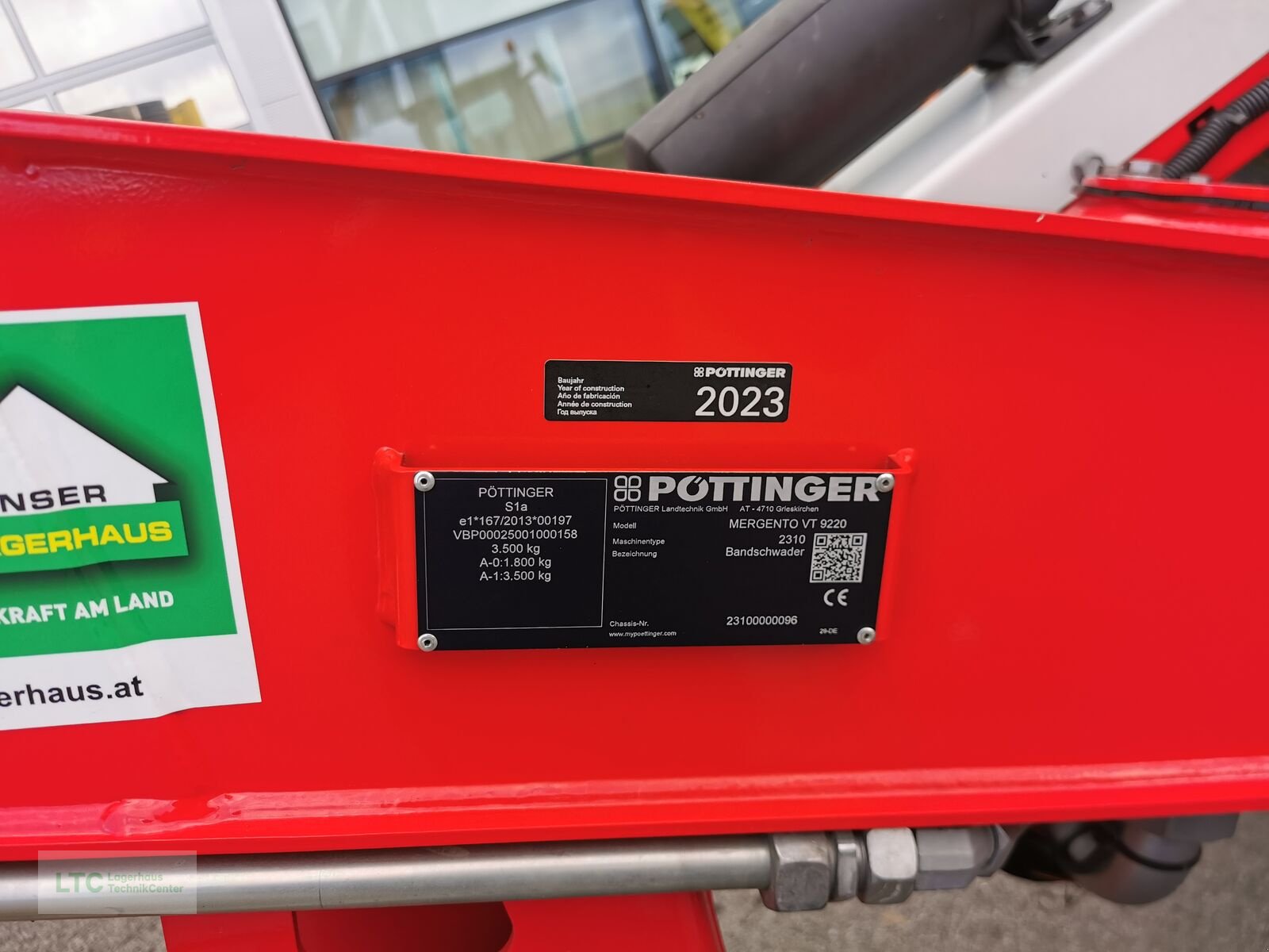 Schwader van het type Pöttinger Mergento VT 9220, Vorführmaschine in Redlham (Foto 15)