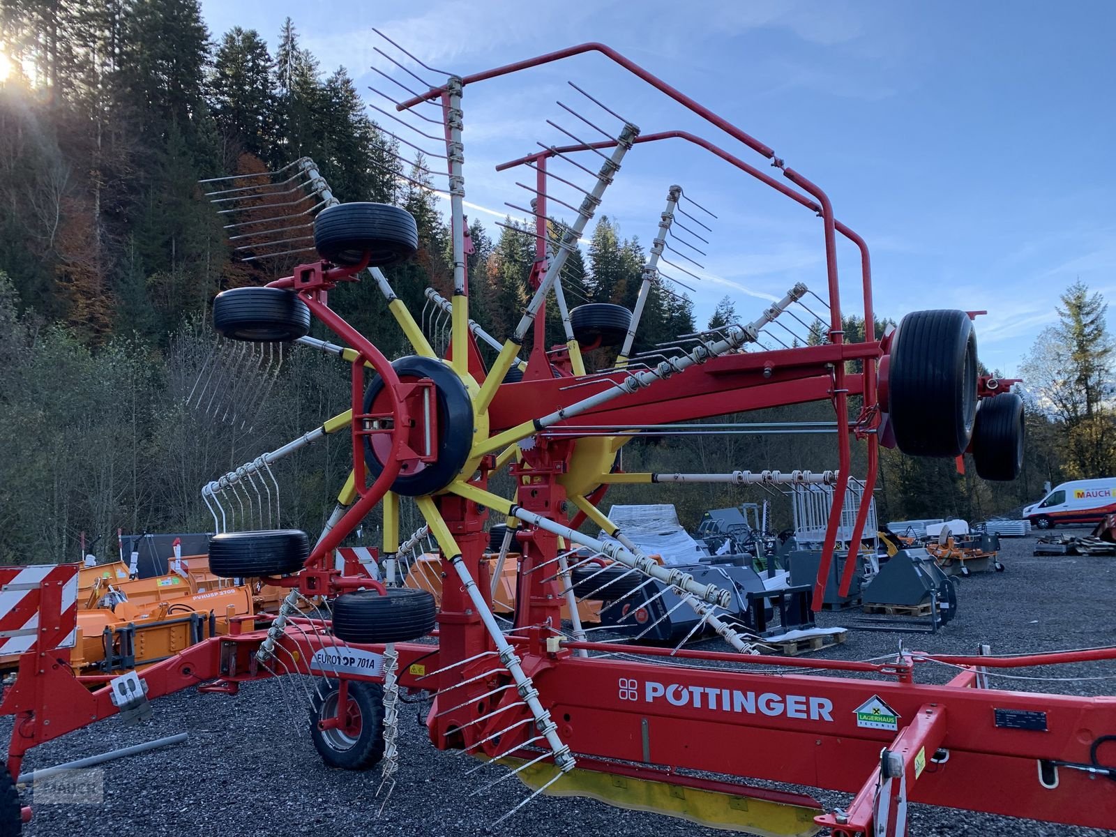 Schwader типа Pöttinger Schwader EUROTOP 701 A, Gebrauchtmaschine в Eben (Фотография 16)