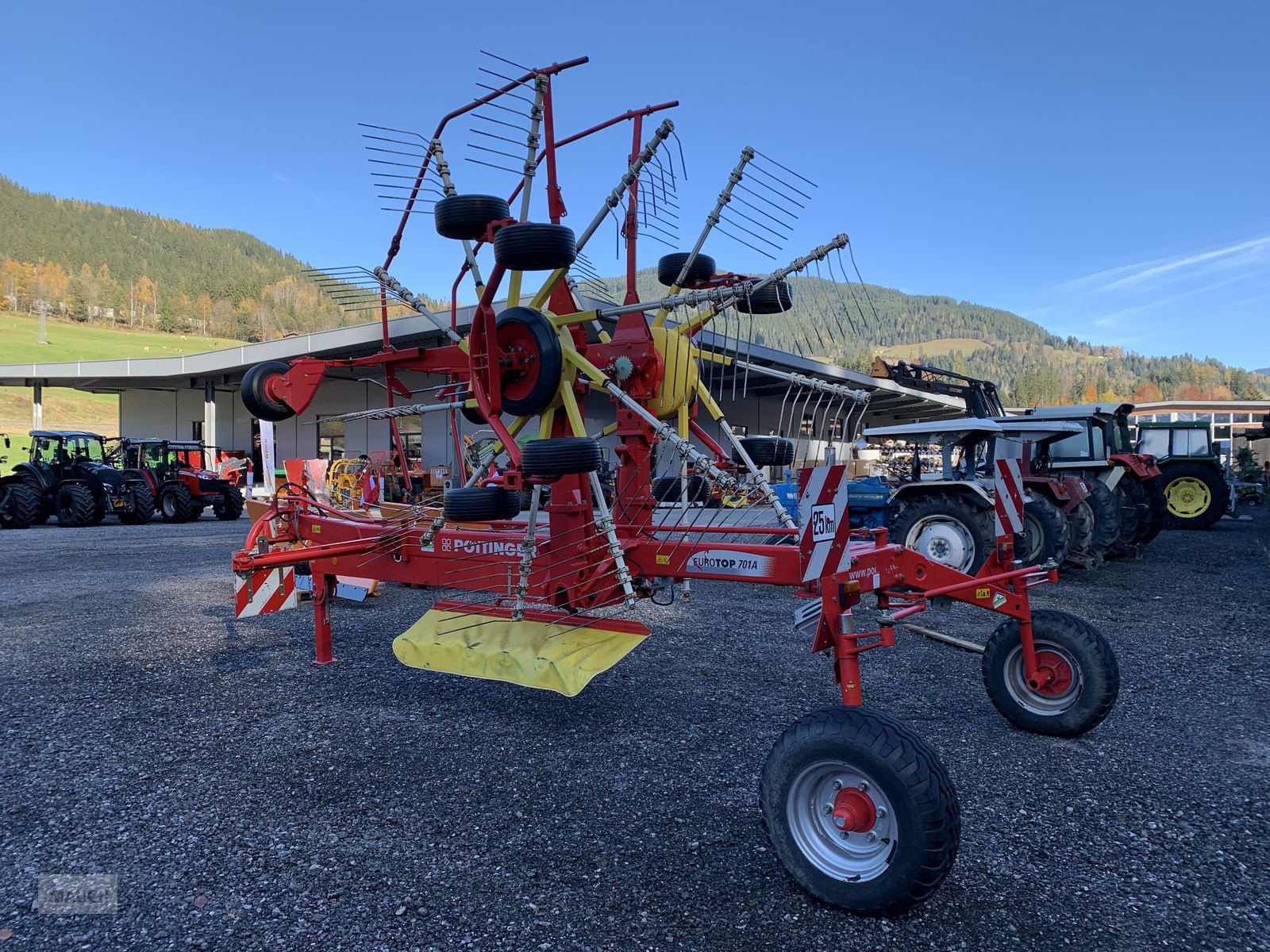 Schwader типа Pöttinger Schwader EUROTOP 701 A, Gebrauchtmaschine в Eben (Фотография 7)