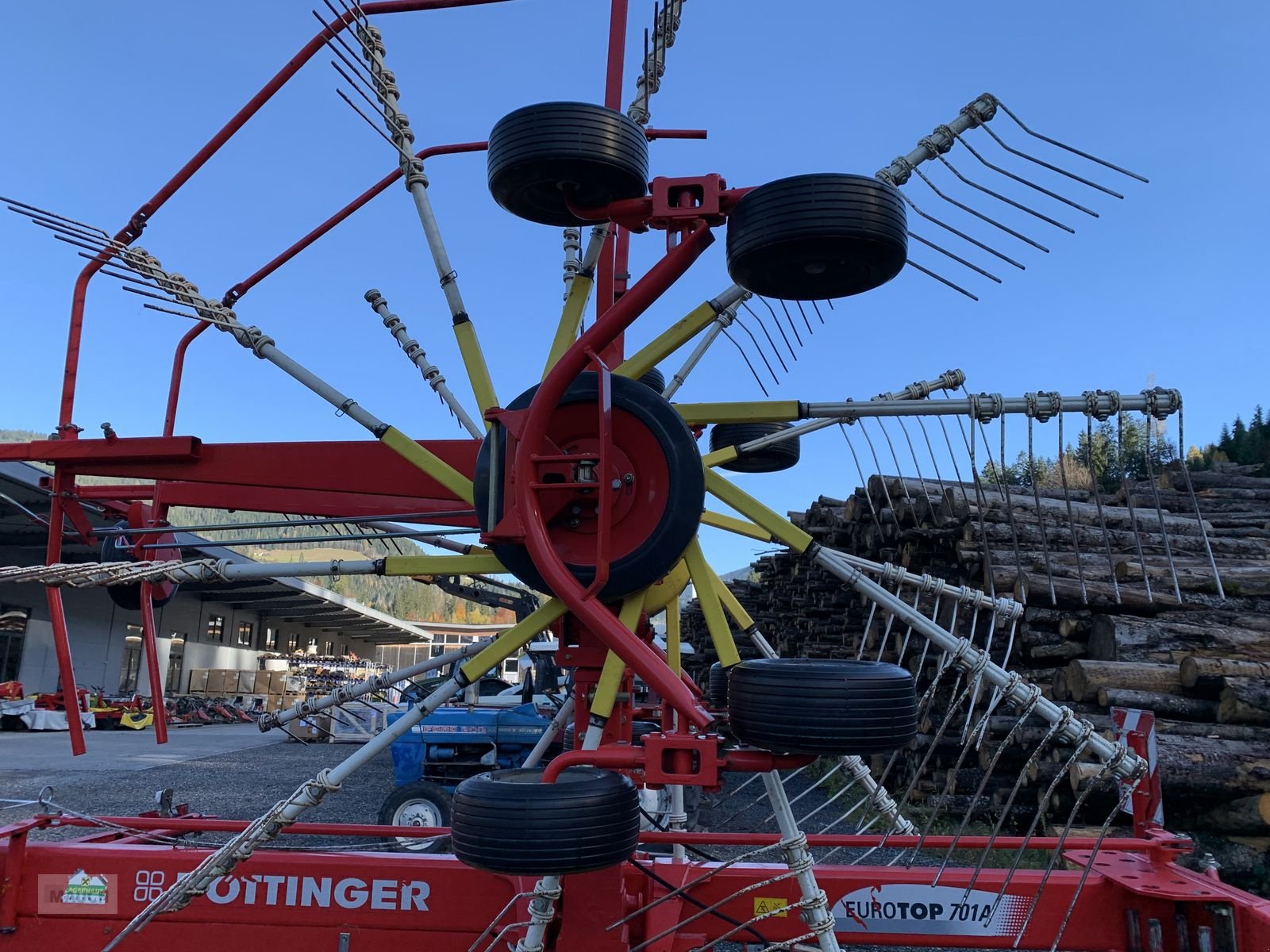 Schwader типа Pöttinger Schwader EUROTOP 701 A, Gebrauchtmaschine в Eben (Фотография 12)