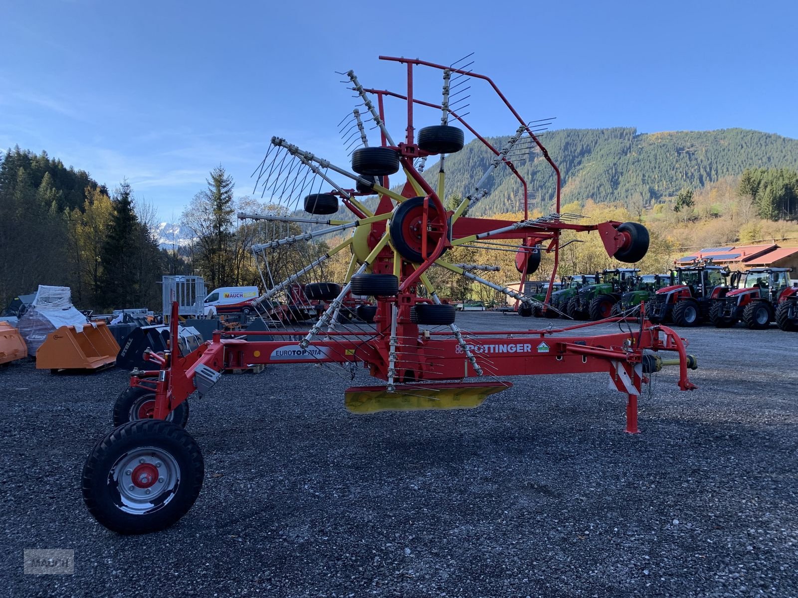 Schwader типа Pöttinger Schwader EUROTOP 701 A, Gebrauchtmaschine в Eben (Фотография 4)