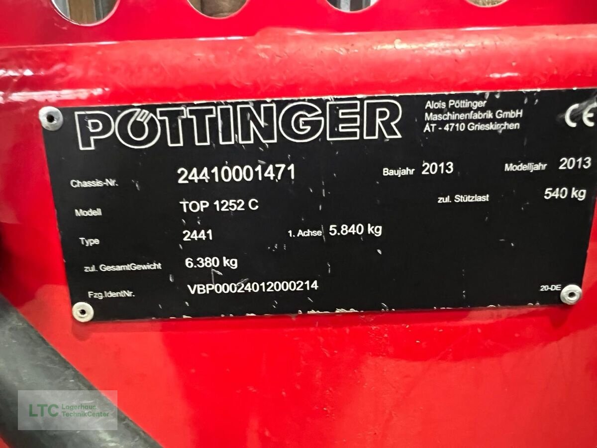 Schwader tipa Pöttinger Top 1252 C s-line, Gebrauchtmaschine u Redlham (Slika 20)