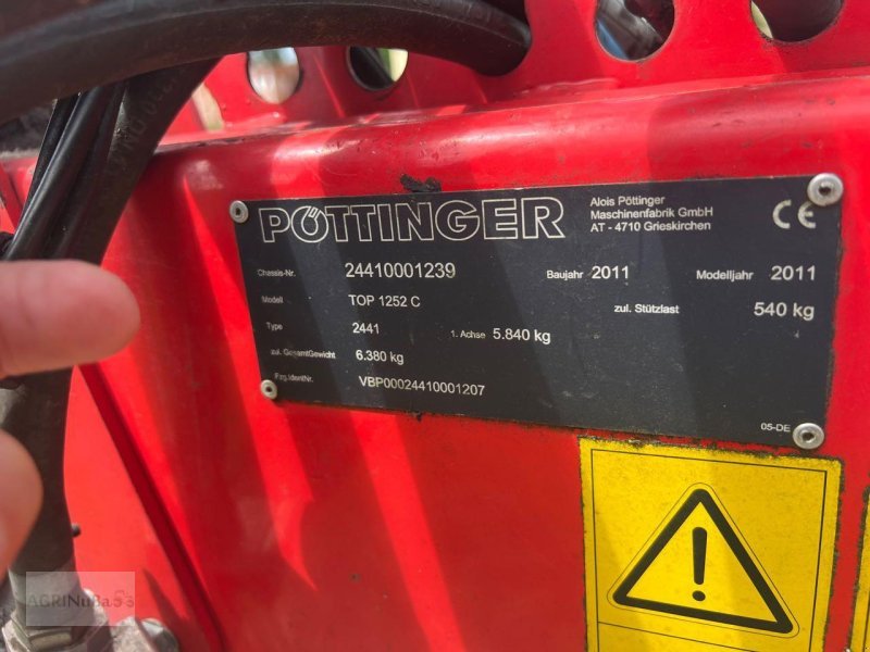 Schwader typu Pöttinger Top 1252 C, Gebrauchtmaschine v Prenzlau (Obrázek 26)