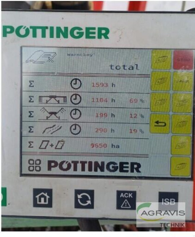 Schwader van het type Pöttinger TOP 1252 C, Gebrauchtmaschine in Nartum (Foto 6)