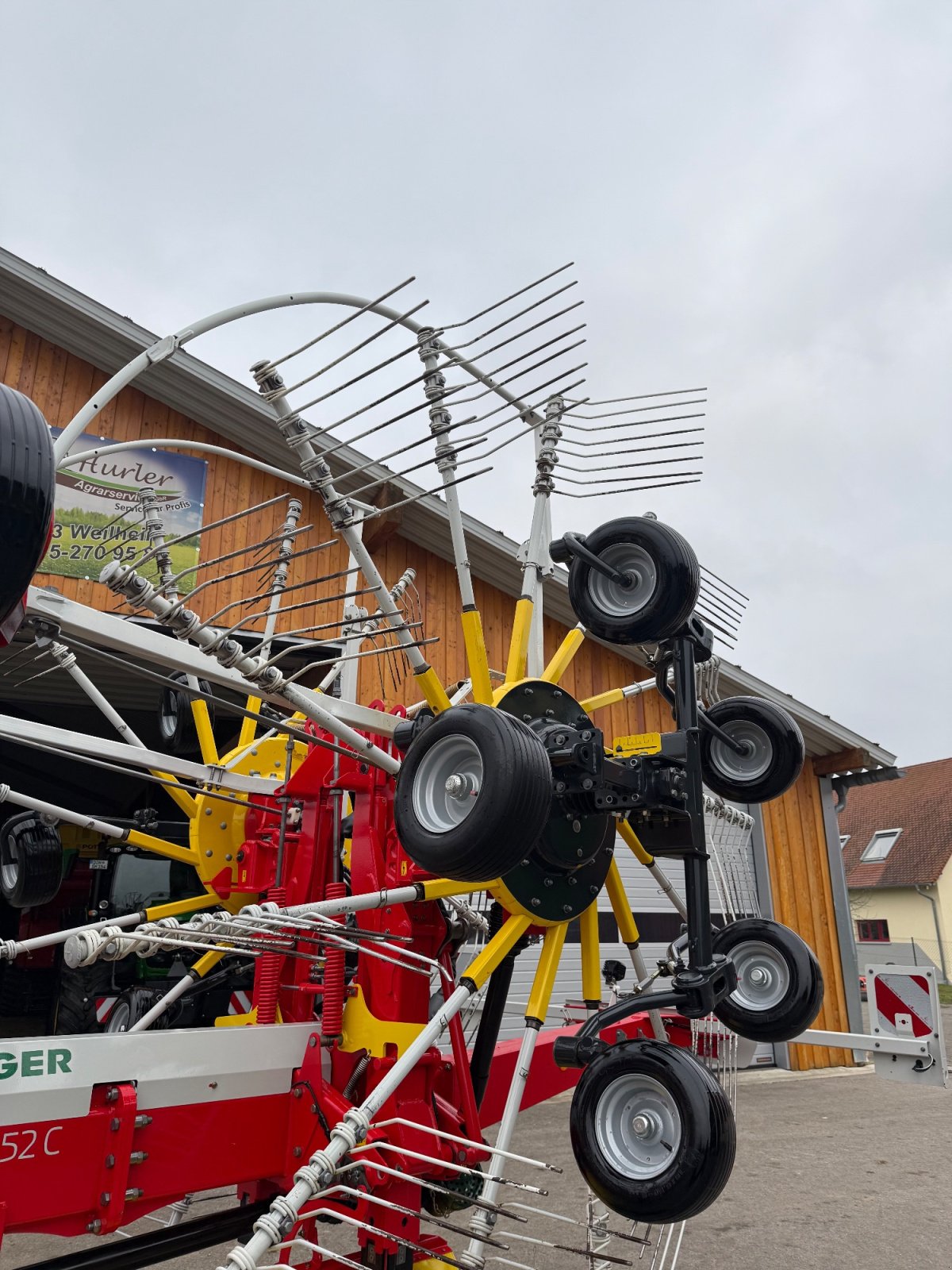 Schwader типа Pöttinger Top 1252 C, Gebrauchtmaschine в Weilheim (Фотография 7)