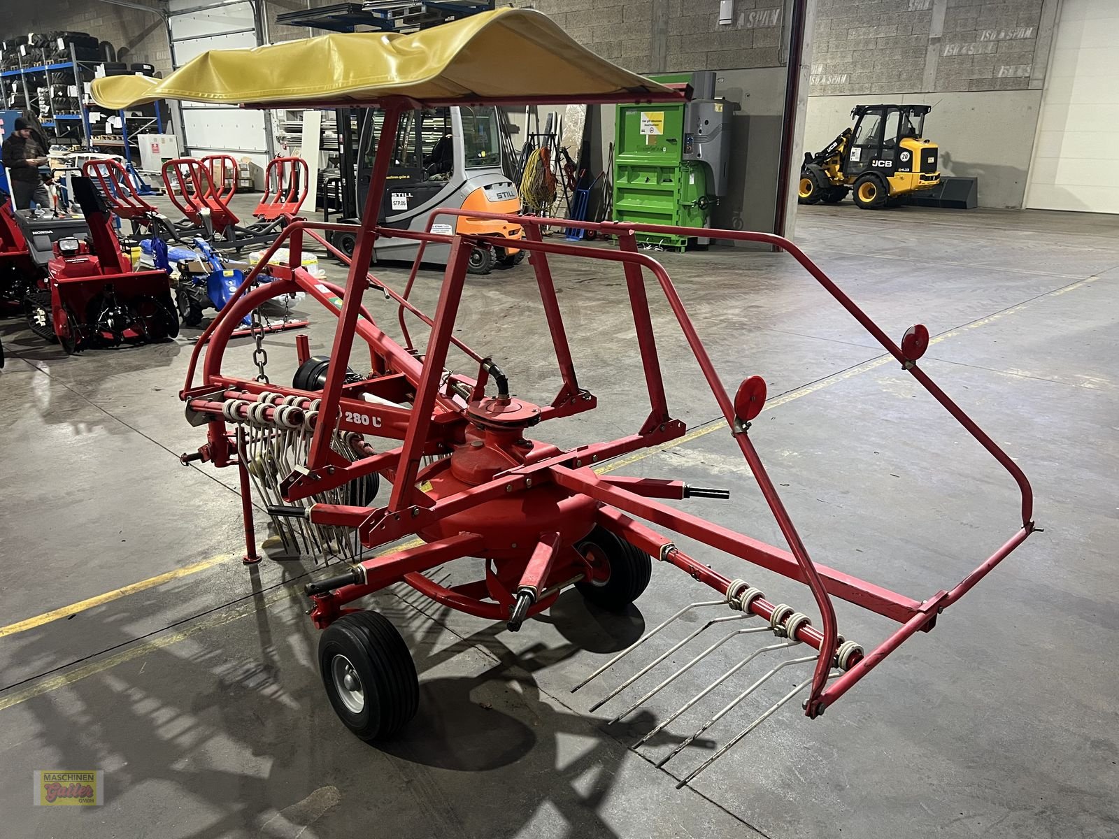 Schwader des Typs Pöttinger TOP 280 U, Gebrauchtmaschine in Kötschach (Bild 4)