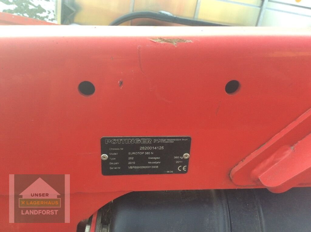 Schwader a típus Pöttinger Top 380 N, Gebrauchtmaschine ekkor: Kobenz bei Knittelfeld (Kép 11)