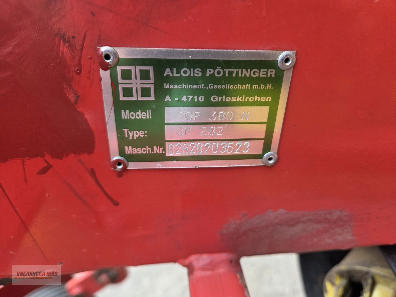 Schwader tipa Pöttinger Top 380 N, Gebrauchtmaschine u Altenfelden (Slika 3)