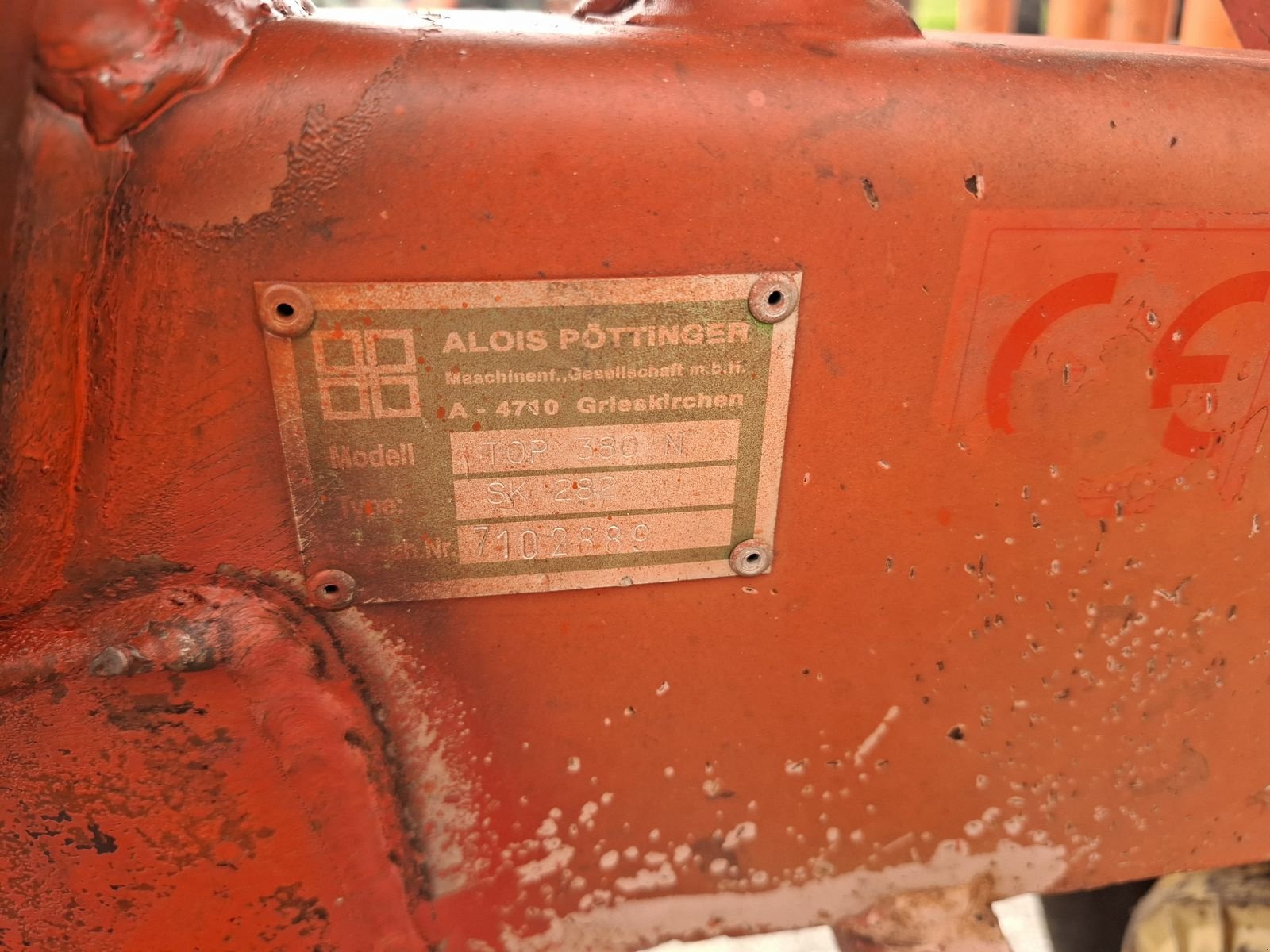 Schwader tipa Pöttinger TOP 380 N, Gebrauchtmaschine u Saxen (Slika 10)