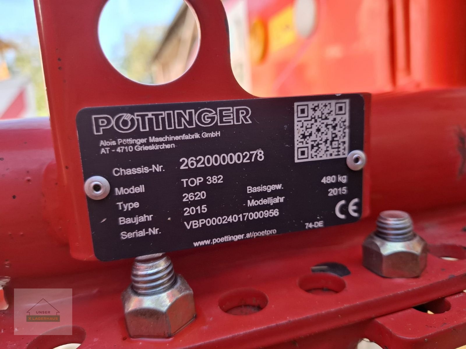 Schwader of the type Pöttinger TOP 382, Gebrauchtmaschine in Wartberg (Picture 5)