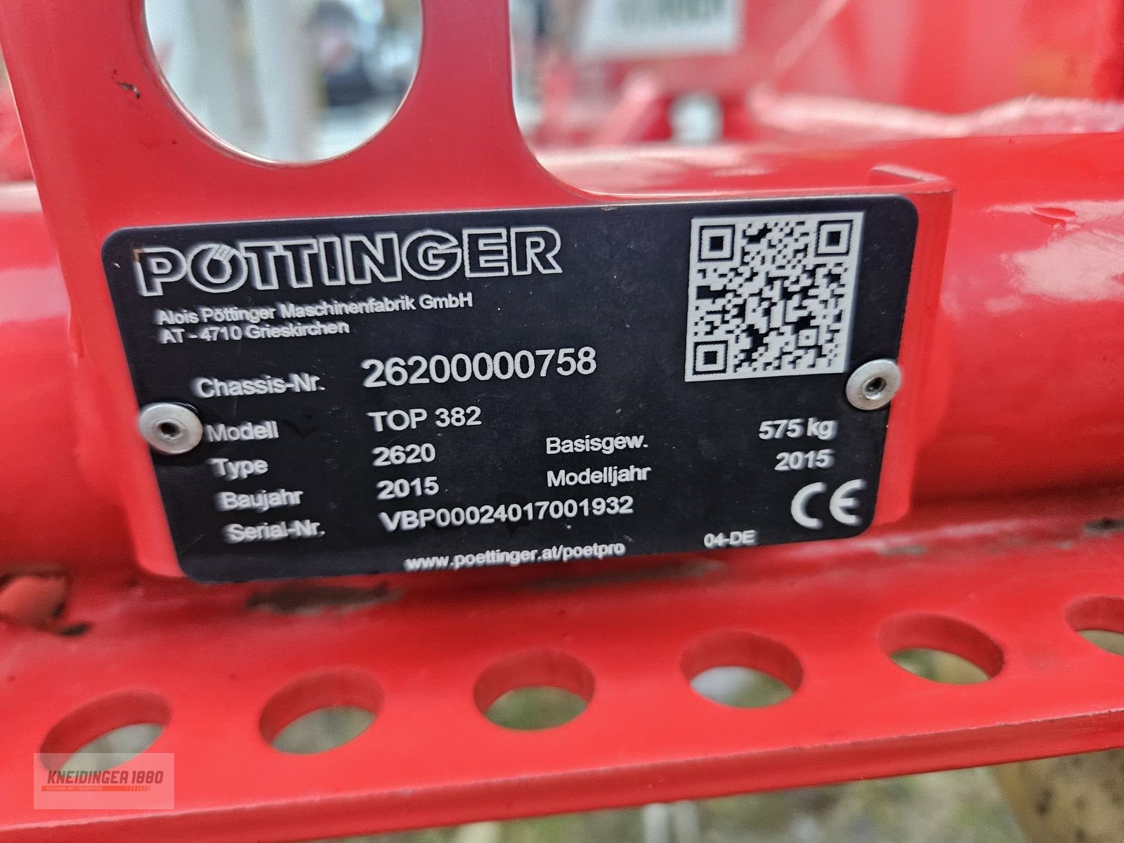 Schwader typu Pöttinger Top 382, Gebrauchtmaschine v Altenfelden (Obrázek 2)