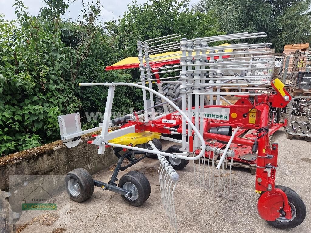 Schwader des Typs Pöttinger TOP 382, Neumaschine in Amstetten (Bild 1)