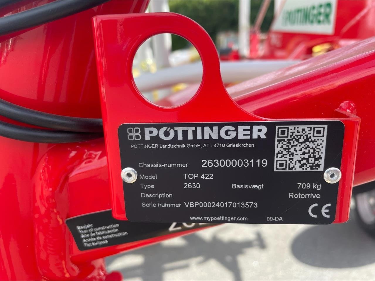Schwader des Typs Pöttinger TOP 422, Gebrauchtmaschine in Skanderborg (Bild 2)