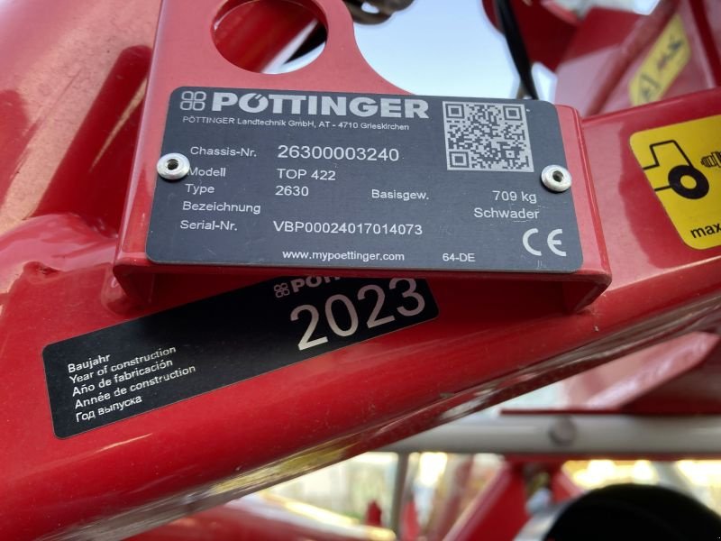 Pöttinger TOP 422, Neumaschine, Rok výroby: 2023 (Obrázok 7) Schwader typu Pöttinger TOP 422, Neumaschine v Bogen (Obrázok 7)