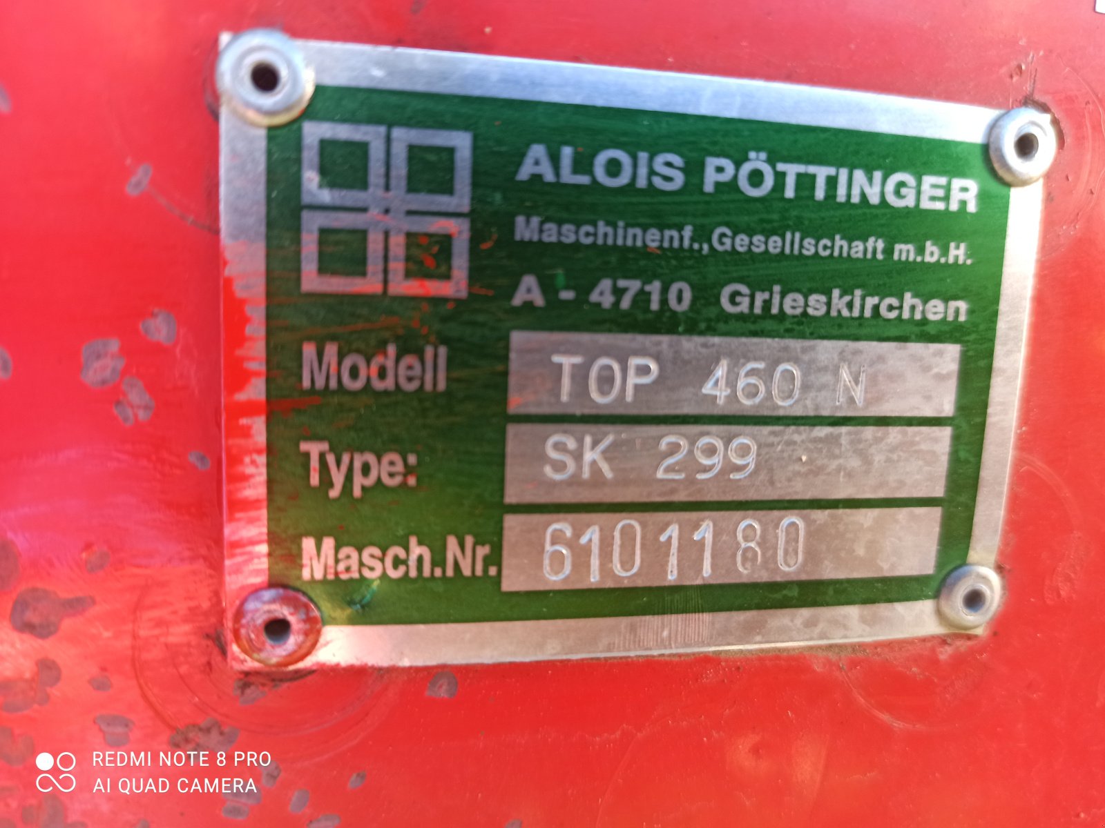 Schwader des Typs Pöttinger Top 460 N, Gebrauchtmaschine in Polling (Bild 3)