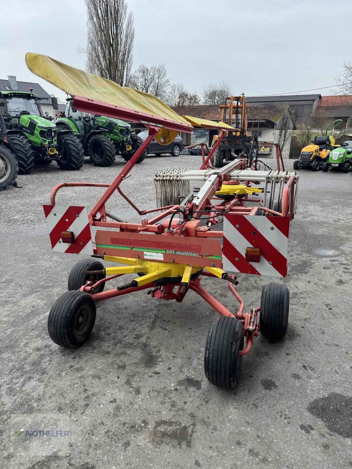 Schwader του τύπου Pöttinger Top 601 Multitast, Gebrauchtmaschine σε Pforzen (Φωτογραφία 7)