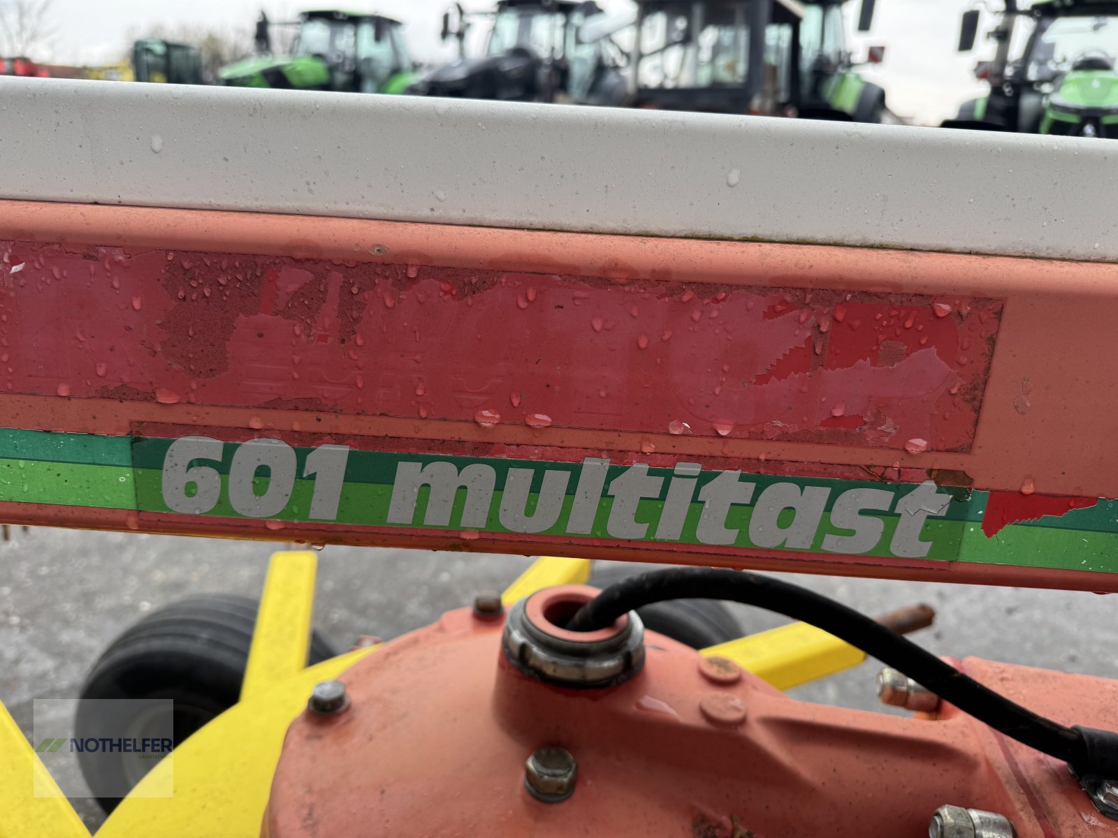 Schwader του τύπου Pöttinger Top 601 Multitast, Gebrauchtmaschine σε Pforzen (Φωτογραφία 8)