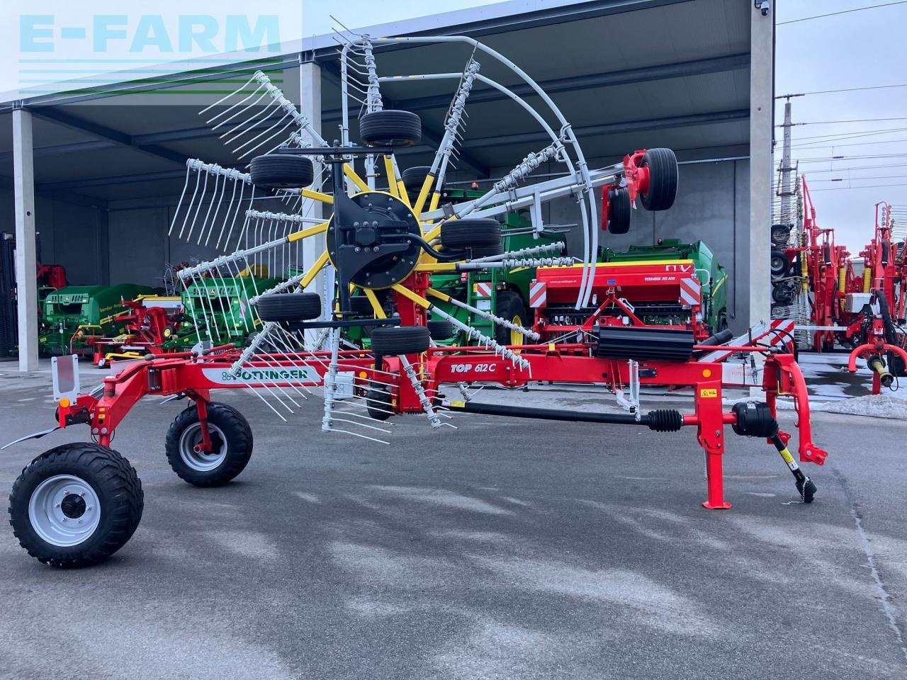 Schwader del tipo Pöttinger TOP 612 C Doppelschwader, Gebrauchtmaschine en REDLHAM (Imagen 5)